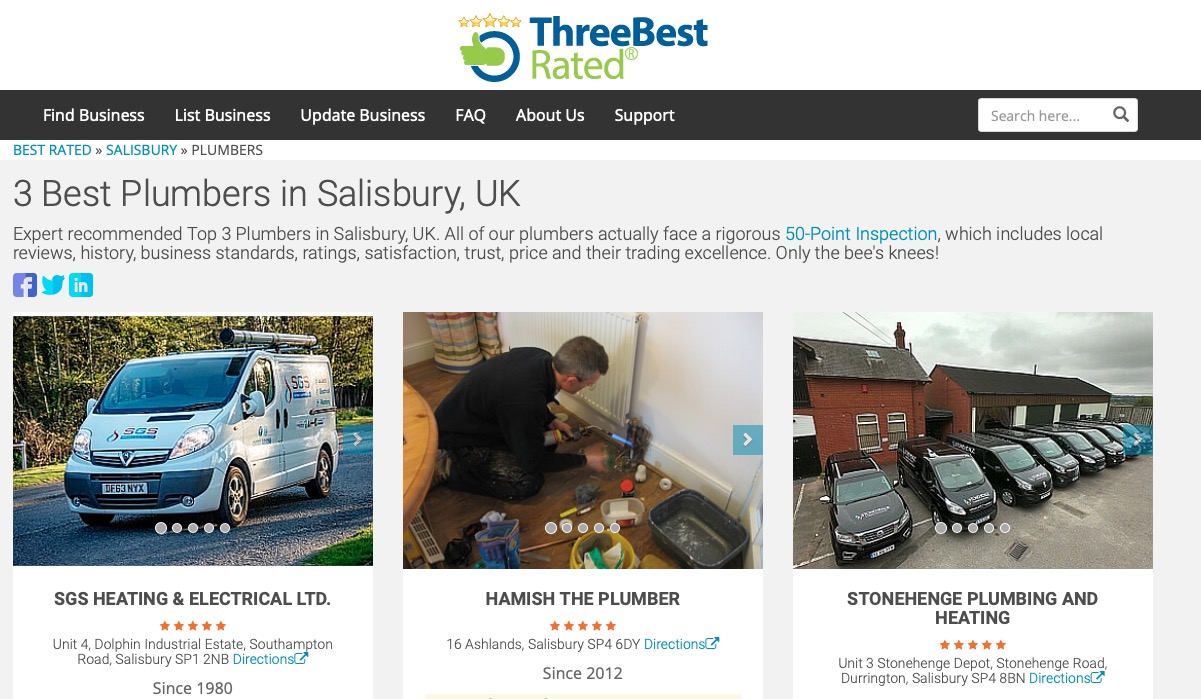  Top 3 Plumbers in Salisbury 2022 - Hamish The Plumber 