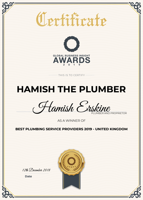  Global Business Insight Award 2019 - Hamish The Plumber - 2 
