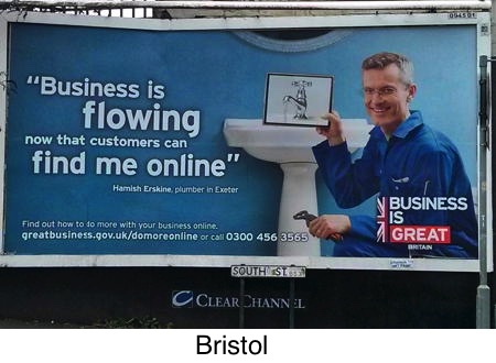 hamish the plumber, hamish erskine, plumbers, business is great, do more online, billboard