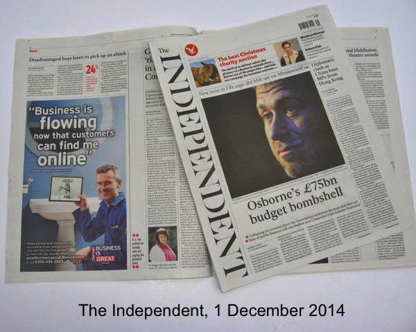 Hamish Erskine, Hamish the Plumber, plumbers in exeter, The Independent, do more online, business is great